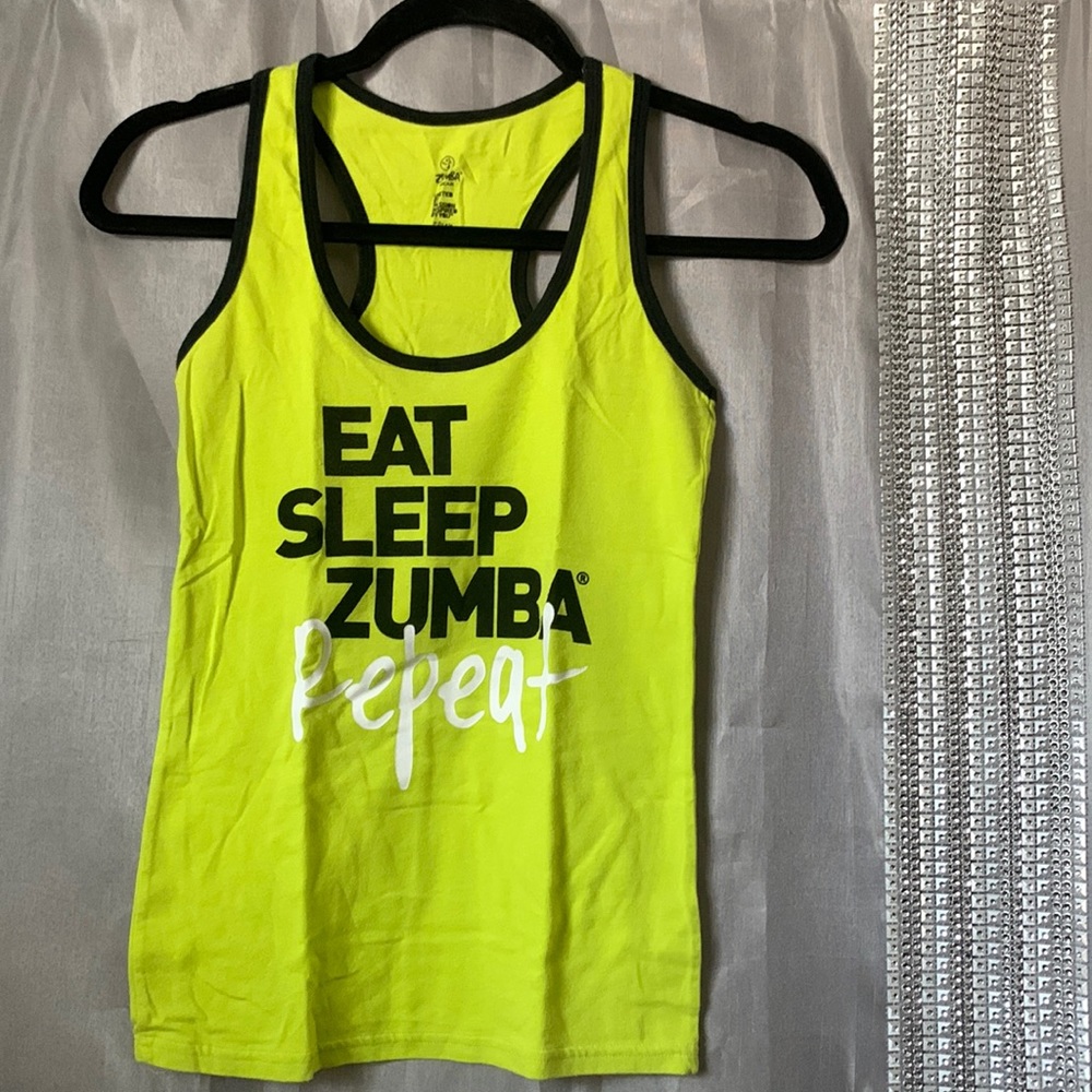Eat sleep Zumba repeat instructor tank top